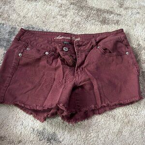 Women's American Eagle red shorts size 12